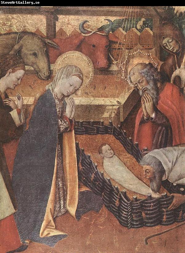 MARTORELL, Bernat (Bernardo) The Nativity (detail) dh